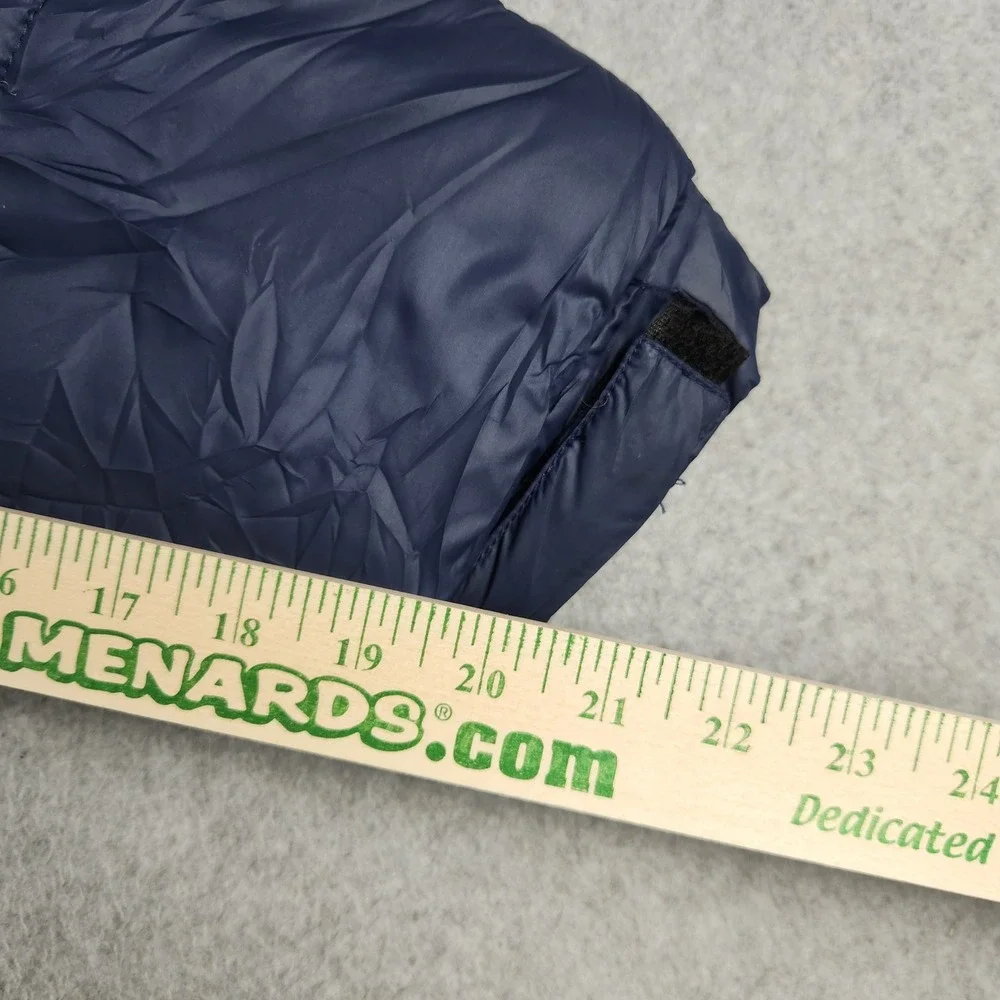 The North Face Puffer Jacket Mens 2XL Blue Quilted Warmth Classic Fit Full Zip